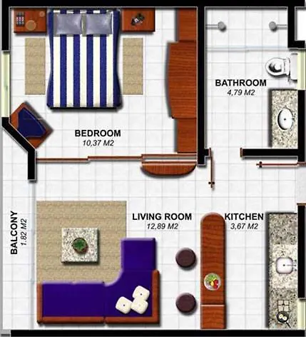 Blue Marlin Apartaments Ponta Negra-Natal-Rn ホテル ナタール